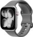 Selected by GSMpunt.nl SBG Siliconen Bandje Geschikt voor Apple Watch 1/2/3/4/5/6/7/8/9/10/11/SE - 38/40/41/42MM - Horlogebandje Grijs