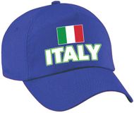 Bellatio Decorations Pet - Blauw - Italië - Vlaggen/Landen Thema