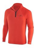 Black Crevice heren skitrui, met ritssluiting, functioneel shirt met lange mouwen, in verschillende kleuren en maten, flexibel en ademend herenshirt met lange mouwen