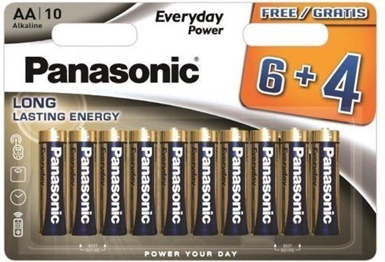 Panasonic Everyday Power AA Alkaline Batterijen - 120 stuks
