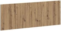 vidaXL Wandgemonteerd Hoofdbord ALKMAAR Artisanaal eiken Bewerkt hout