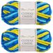 Utopia Crafts Cuddle Ombre Super Chunky chenille garen voor breien en haken (Ocean Sunrise, 2 x 100 g)