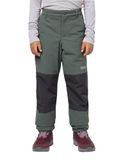 Jack Wolfskin Rascal Winterbroek K, wandelbroek voor kinderen, uniseks, groen (Slate Green)