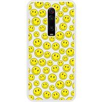 Smiley Bedrukt siliconen hoesje compatibel met Mi 9T
