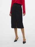 Vero Moda VMVILJA Corduroy High Waist Midi Skirt Black