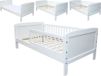 Micoland Juniorbed voor kinderen, 140x70 cm, ombouwbaar, wit
