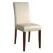 Bolero GH444 eetkamerstoelen, kunstleer, 510 mm hoog, crème (Pack van 2)