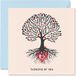 Sympathy Cards Cards - Thinking of You Love Tree - Condoleances Card, rouwkaarten voor volwassenen, sorry voor je verlies, 145 mm x 145 mm Sympathie Wenskaarten voor vrienden familie