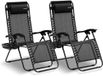 SereneLife Ligstoel set van 2