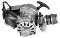 Moteur de vélo – 49,85 cm³ – 2 temps – Monocylindre – Refroidi par air – Démarrage par cordon – Allumage électronique – 3 ch – Jusqu’à 48 km/h – Argent