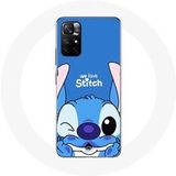 Maniacase Hoesje voor Xiaomi Redmi Note 11s 5G steek leuke blauwe achtergrond