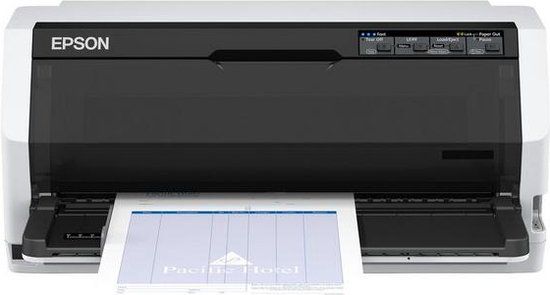 Epson LQ-690II dot matrix printer - 4800 x 1200 DPI - Zwart/Wit