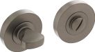 Intersteel Rozet met toilet-/badkamersluiting Ø52x10mm antracietgrijs