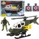 Lean Toys Ensemble militaire : Hélicoptère militaire figurine de soldat