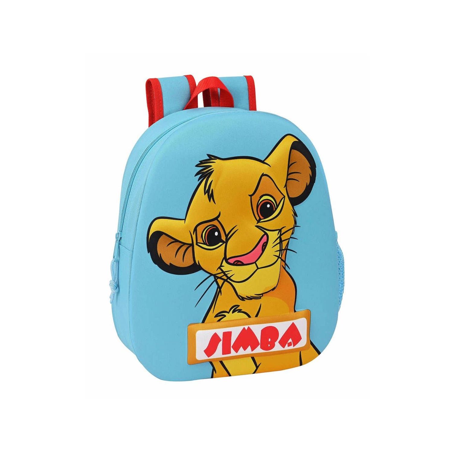 Safta Disney The Lion King Simba 3D Peuterrugzak - 32 x 27 x 10 cm - Blauw