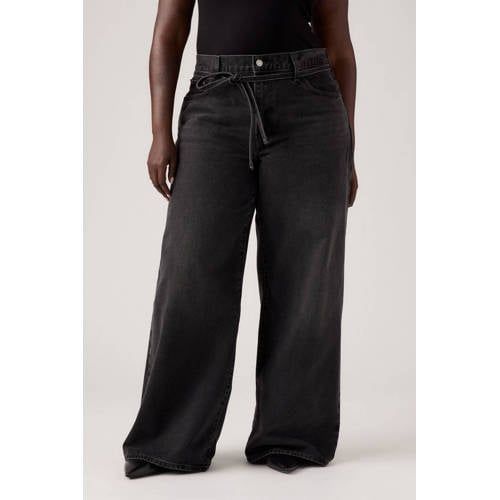 Levi's XL Straight Spijkerbroek Zwart 28/31 Vrouw