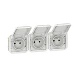 Legrand 069644L Veiligheidsplaatje voor Stopcontacten, Wit, 1 Stuk