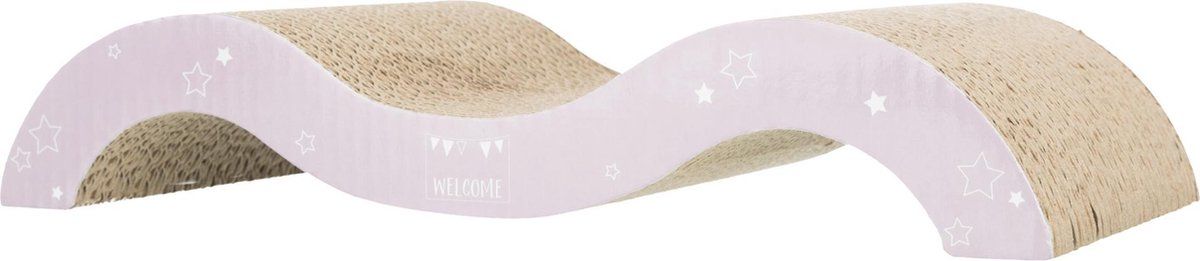 TRIXIE Junior Krabplank Golf Lila/Mintgroen - 38 x 18 x 6 cm