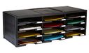STOREX DURAGRIP O-Ring Binder, 3,8 cm, Hard Poly, verschillende kleuren, Fall van 6 (stx22427b06 C) 12 Compartment zwart