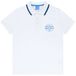 Ocean Pacific Polo Manly 210032 Blanc/Bleu Coton Regular Fit Manches Courtes Hommes 3XL