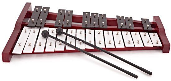 Gear4music Glockenspiel met Tas, 2 octaven