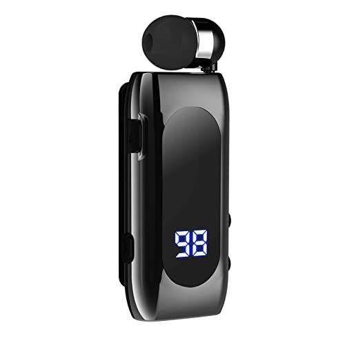 Calager Draadloze Hoofdtelefoon Universele Call Trillingen Herinnering One-Key Operatie Draadloze Sport Driver Oortelefoon voor Business Zwart
