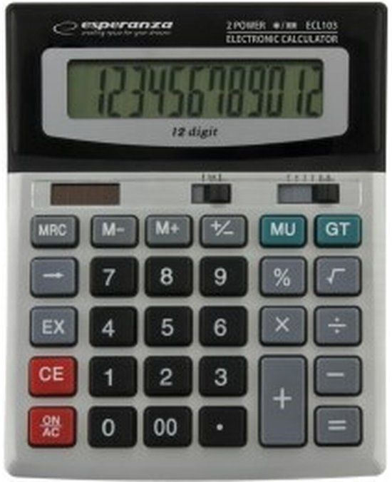 Esperanza Euler Bureaurekenmachine ECL103 Zwart