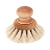 Iris Hantverk bouleau traité huilé Brosse à vaisselle ronde