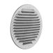 La GINT La ventilatie GINT160R ventilatierooster rond voor overlappen met net afmetingen Ø 175 mm roestvrij staal 430