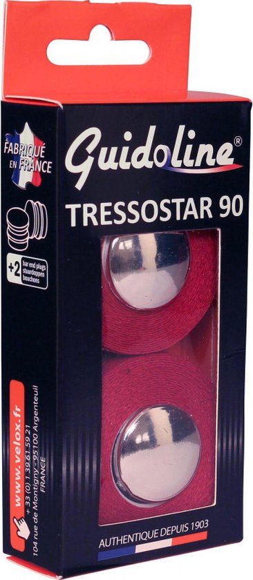Velox Stuurtape Tressostar 90 rood (2st) - Stadsfiets - Unisex - Rood