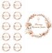 BOHO Autocollants de communion, Transparent, 10 Pièces, 28 mm, 1 Ensemble