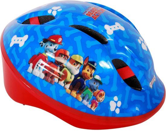 Paw Patrol Kinderfietshelm - Blauw/Rood - 51-55 cm