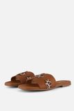 OH MY SANDALS Leopard Slippers goud Leer - Maat 40