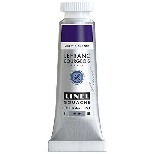 Lefranc & Bourgeois Linel Gouache - Dioxazine Violet - 14 ml