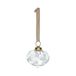 Boule de Noël, verre, en forme d'oignon, brindilles et étoiles, Ø7 cm