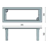 Performance in Lighting INSERT+2 ADAPTER BLANC pour ancienne boîte d'encastrement-Adaptateur INSERT+ 2 (rétrofit) | 310487