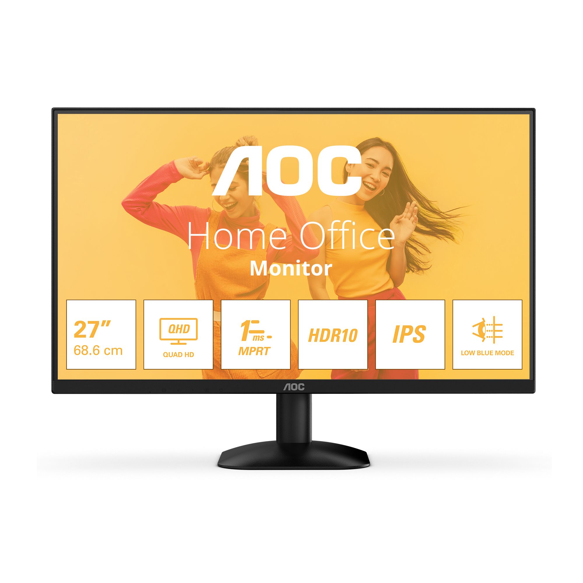 AOC Q27B35E 27" QHD Monitor - IPS, 75Hz, 1ms, HDR10