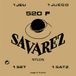 Savarez Nylon Traditional - 520P - Concertgitaar - 6-snarenset - Hoge spanning
