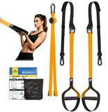 Merkloos Suspension trainer - Sling trainer set - Verstelbaar - Voor deur, binnen en buiten - Tot 500 kg - 1,2 kg