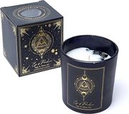 Pure Works Eye of Providence Manifestatie Geurkaars Zwarte Obsidiaan Sage White Tea 20 branduren Song of India