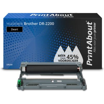PrintAbout Huismerk Brother DR-2200 Drum Zwart