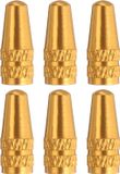 oCreon Ventieldopjes - Set van 6 - Geanodiseerd aluminium - Goud