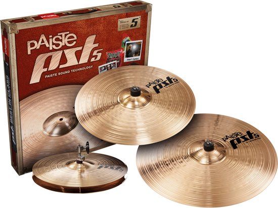 Paiste PST5 CymbalSet universeel, 14HH, 16C, 20R - Bekken set