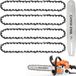 Shenzhen Haorui Industrial Technology Co., Ltd. 305 cm chaînes de tronçonneuse - set de 4 - faible recul - 3/8" pas - 003 mm (13 mm) jauge