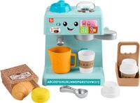 Fisher-Price Mattel Fisher-Price My Barista-set met leerniveaus en 10 delen vanaf 18 maanden, meertalige versie HYR98