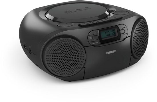 Philips TAZ2500/10 Draagbare CD-speler Zwart