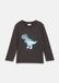 s.Oliver - T-shirt à manches longues avec motif à paillettes - Enfants - Taille 140 - Coton - Marron foncé