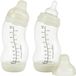 Difrax Babyfles Breed - 310 ml - Wit - 2 Stuks - S-fles - Anti Koliek