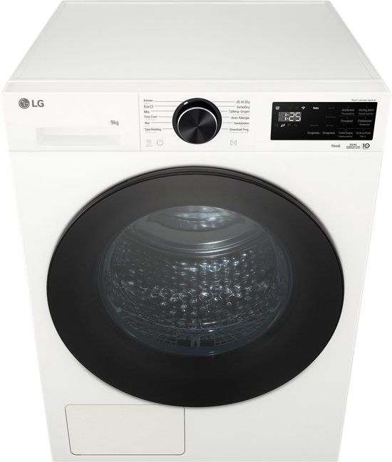 LG RHX5009TWB Warmtepompdroger 9 kg | Dual Inverter | Sensor Dry | Zelfreinigend | ThinQ