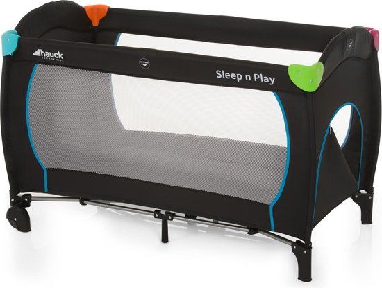Sleep'n Play Go Plus - Reisbed - Zwart - 120x60 cm